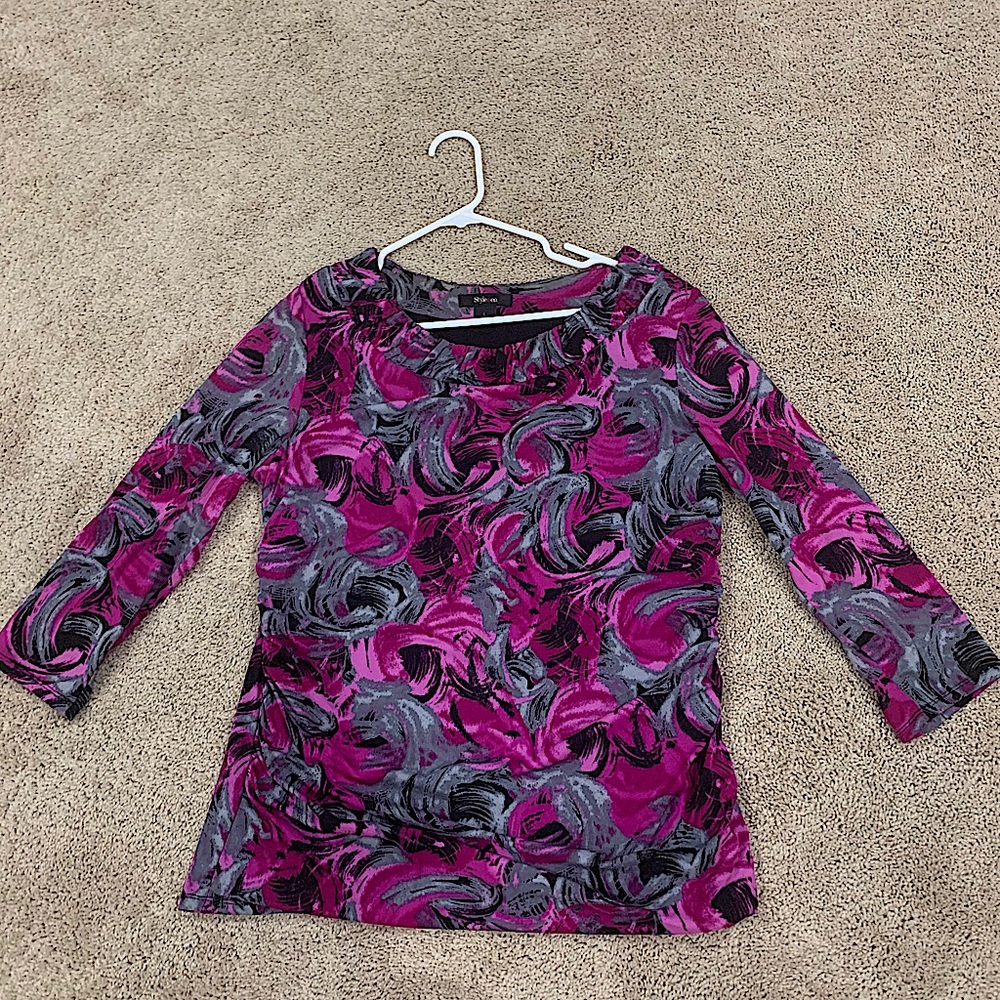 Style&co. Large quarter length shirt